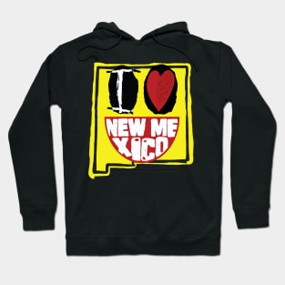 I Love New Mexico Smiling Happy Face Hoodie